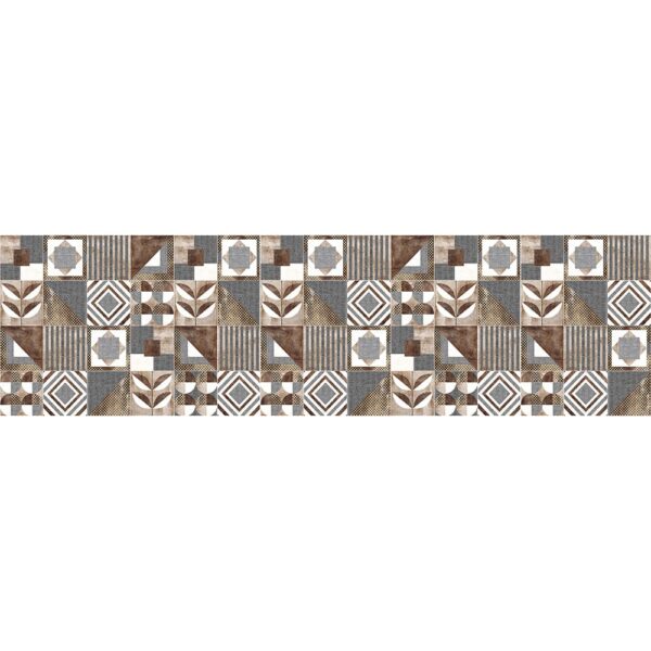 Brown Cementine – L διάδρομος βινυλίου Ango – 83614