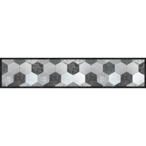 Grey Exagons – XL διάδρομος βινυλίου Ango – 83710