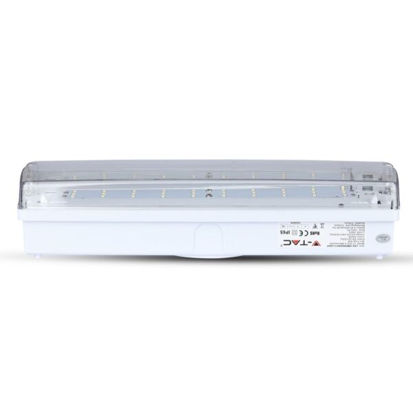 LED Φωτιστικό Ασφαλείας Επιφανειακό 4W V-TAC PRO Samsung Chip IP65 190lm Ψυχρό Λευκό 6000K – 838