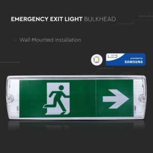 LED Φωτιστικό Ασφαλείας Επιφανειακό 4W V-TAC PRO Samsung Chip IP65 190lm Ψυχρό Λευκό 6000K – 838