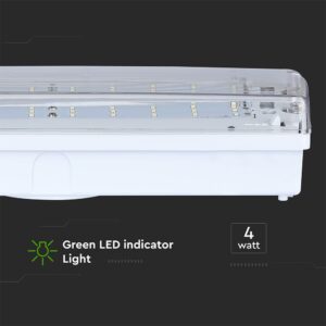 LED Φωτιστικό Ασφαλείας Επιφανειακό 4W V-TAC PRO Samsung Chip IP65 190lm Ψυχρό Λευκό 6000K – 838