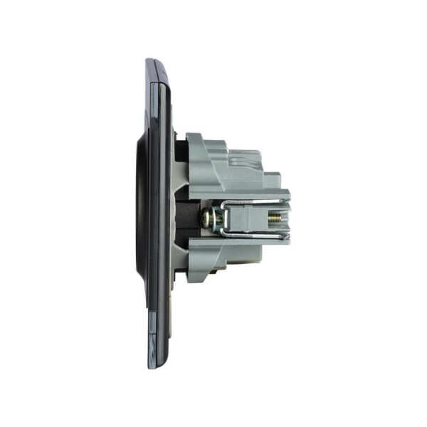 Πρίζα Σούκο Μαύρη Πλαστικό & Γυαλί V-TAC – 8399