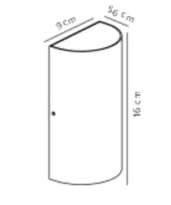Nordlux Rold Round Φωτιστικό Τοίχου Άμμου LED 375lm Γυάλινο/Μεταλλικό – 84141008