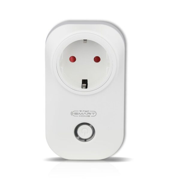 Wi-Fi Πρίζα Smart Home Συμβατή Με Amazon Alexa & Google Home V-TAC – 8415
