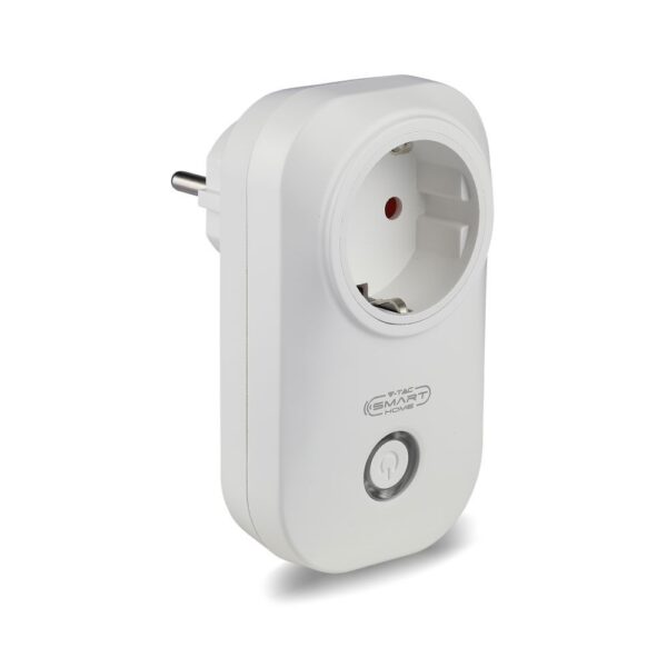 Wi-Fi Πρίζα Smart Home Συμβατή Με Amazon Alexa & Google Home V-TAC – 8415