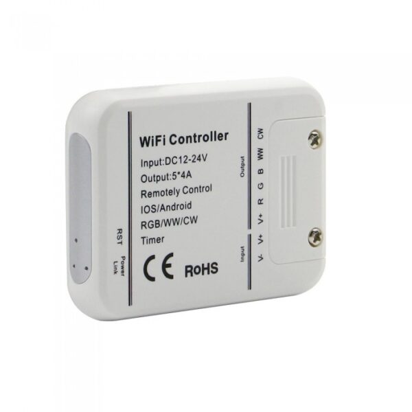 Wi-Fi LED Controller Dimmer για RGB, RGBW, RGBWW & Μονόχρωμη LED Ταινία 120W | 240W Smart Home Συμβατό Με Amazon Alexa & Google Home V-TAC - 8426