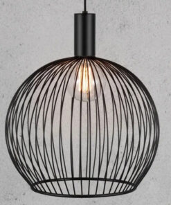 Κρεμαστό Φωτιστικό DFTP Aver 30 1xE27 Μαύρου Χρώματος – 84243003