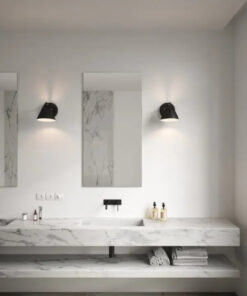 Επιτοίχιο Φωτιστικό DFTP Strap 15 1xGU10 Μαύρου Χρώματος – 84291003