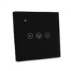 Wi-Fi Dimmer Διακόπτης Αφής Μαύρος Χωνευτός Smart Home Συμβατός Με Amazon Alexa & Google Home V-TAC – 8432