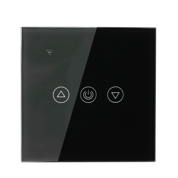 Wi-Fi Dimmer Διακόπτης Αφής Μαύρος Χωνευτός Smart Home Συμβατός Με Amazon Alexa & Google Home V-TAC – 8432