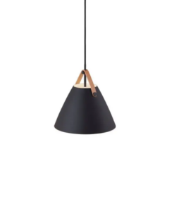 Κρεμαστό Φωτιστικό DFTP Strap 27 1xE27 Μαύρου Χρώματος – 84333003