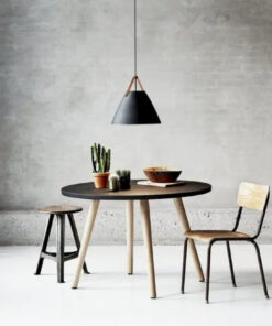 Κρεμαστό Φωτιστικό DFTP Strap 36 1xE27 Μαύρου Χρώματος – 84343003