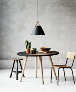 Κρεαμαστό Φωτιστικό STRAP 48 1xE27 Μαύρου Χρώματος – 84353003