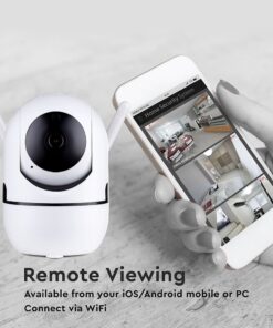 1080P IP Wi-Fi Camera εσωτερικού χώρου Περιστρεφόμενη με Αυτόματη Παρακολούθηση και Νυχτερινή Λήψη V-TAC – 8439
