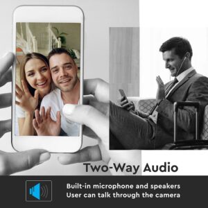 1080P IP Wi-Fi Camera εσωτερικού χώρου Περιστρεφόμενη με Αυτόματη Παρακολούθηση και Νυχτερινή Λήψη V-TAC – 8439