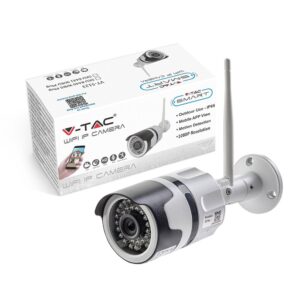 1080P IP Wi-Fi Camera εσωτερικού/εξωτερικού χώρου με Αυτόματη Παρακολούθηση και Νυχτερινή Λήψη Λευκή IP65 V-TAC – 8441