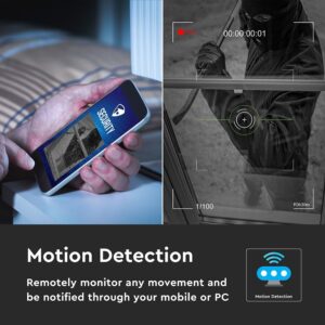 1080P IP Wi-Fi Camera εσωτερικού/εξωτερικού χώρου με Αυτόματη Παρακολούθηση και Νυχτερινή Λήψη Λευκή IP65 V-TAC – 8441