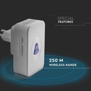 WiFi κουδούνι πόρτας με Πρίζα V-TAC – 8445
