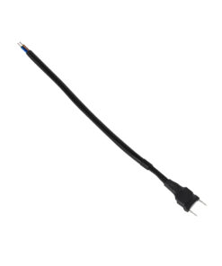 GloboStar® 226033 Connector AC/DC Max 10m Τροφοδοσίας Για Όλες τις Μονόχρωμες Epistar Wide Ταινίες LED Διπλής Σειράς DC 230V 2 Pin Μ25 x Π1.6 x Y0.8cm