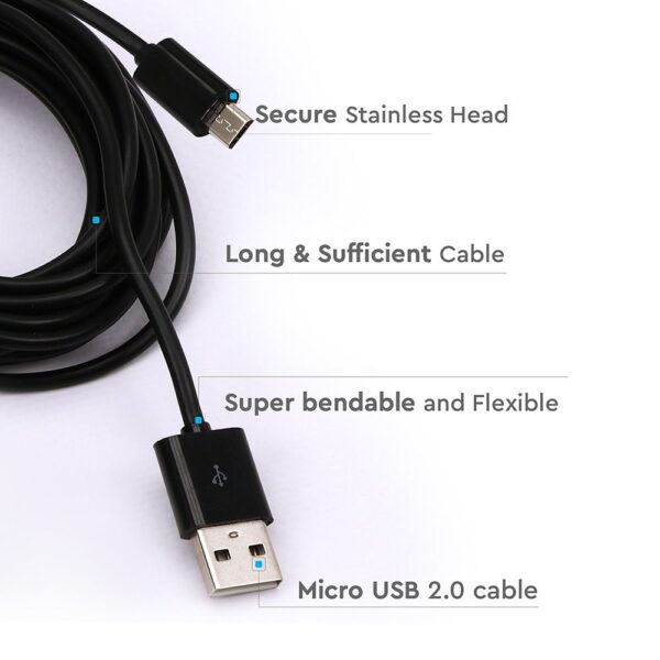 Καλώδιο USB 2.0 σε Micro USB 3M Μαύρο V-TAC – 8449