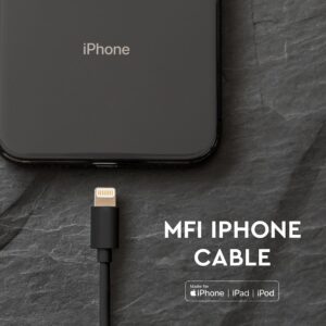 Καλώδιο Iphone 1.5m Μαύρου Χρώματος Με MFI V-TAC – 8452
