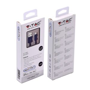 Καλώδιο Iphone 1.5m Μαύρου Χρώματος Με MFI V-TAC – 8452
