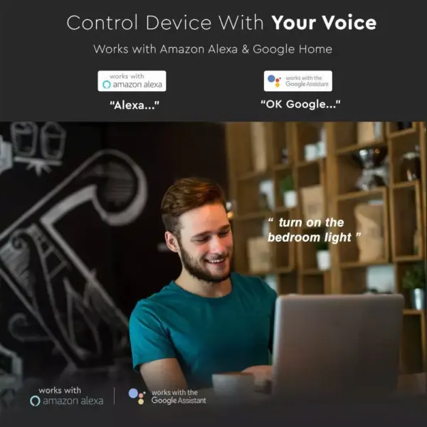 Ασύρματος WiFi δέκτης συμβατός με Amazon Alexa & Google Assistant V-TAC – 8459