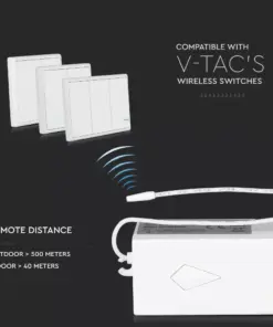 Ασύρματος WiFi δέκτης συμβατός με Amazon Alexa & Google Assistant V-TAC – 8459