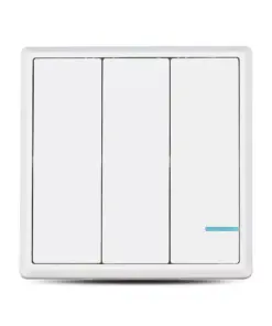 Ασύρματος διακόπτης RF τριπλός Wireless λευκός μπαταρίας V-TAC – 8462