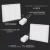 Ασύρματος διακόπτης RF τριπλός Wireless λευκός μπαταρίας V-TAC – 8462