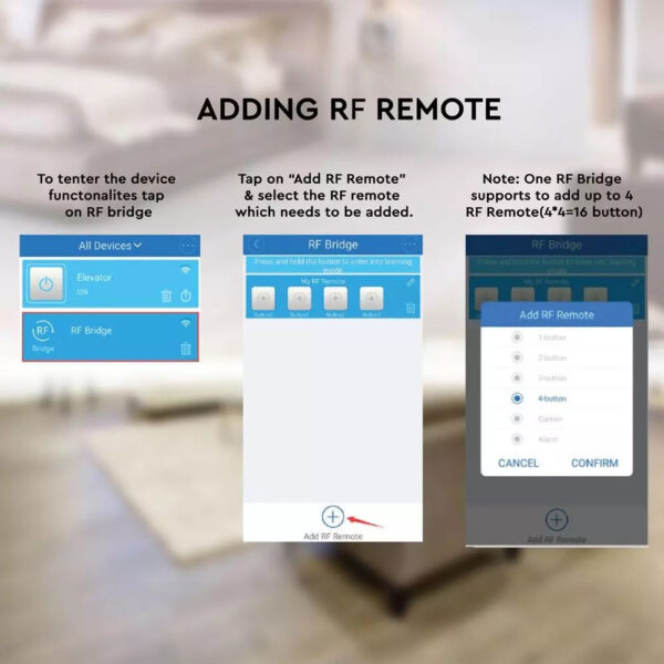 Wi-Fi Πύλη RF433 Smart Home Συμβατή Με Amazon Alexa & Google Home V-TAC – 8466