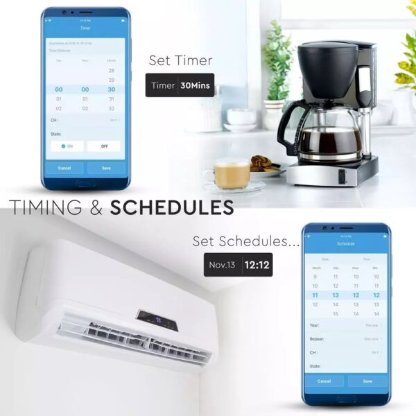 Wi-Fi Πύλη RF433 Smart Home Συμβατή Με Amazon Alexa & Google Home V-TAC – 8466