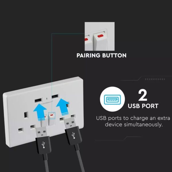 Wi-Fi Πύλη RF433 Smart Home Συμβατή Με Amazon Alexa & Google Home V-TAC – 8466