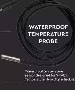 Αδιάβροχος IP66 αισθητήρας θερμοστάτη V-TAC συμβατός με Amazon Alexa & Google Assistant – 8469