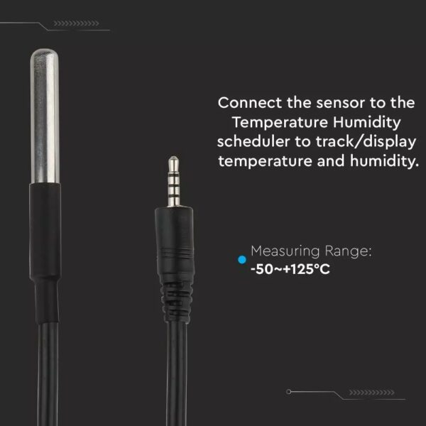 Αδιάβροχος IP66 αισθητήρας θερμοστάτη V-TAC συμβατός με Amazon Alexa & Google Assistant – 8469