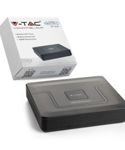 Καταγραφικό κάμερας 4 καναλιών 1080N HD Υβριδική ασφάλεια 5-σε-1 με AHD/CVI/TVI/IP/CVBS V-TAC – 8476