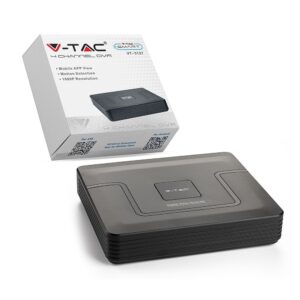 Καταγραφικό κάμερας 4 καναλιών 1080N HD Υβριδική ασφάλεια 5-σε-1 με AHD/CVI/TVI/IP/CVBS V-TAC – 8476