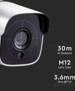 1080P IP Κάμερα εσωτερικού/εξωτερικού χώρου 2MP λευκή IP65 V-TAC – 8478