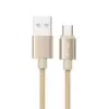 Καλώδιο Micro USB χρυσό 1m Platinum Series V-TAC – 8490