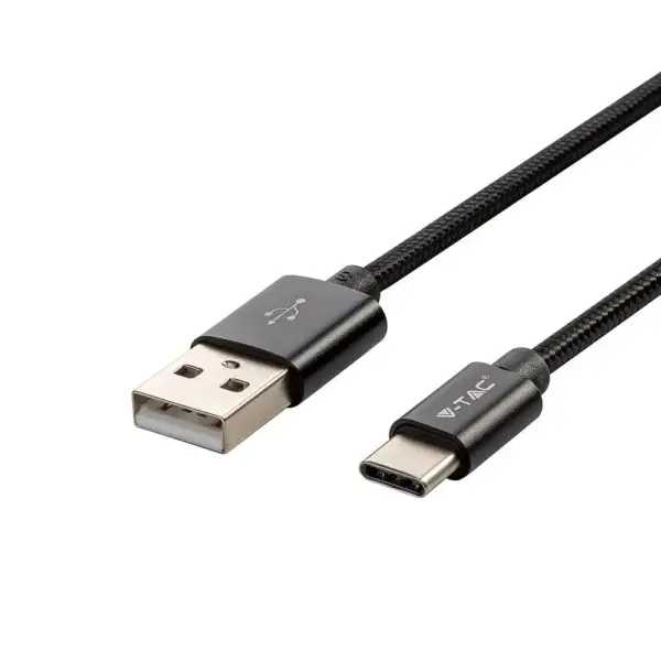 Καλώδιο USB Type C μαύρο 1m Platinum Series V-TAC - 8491