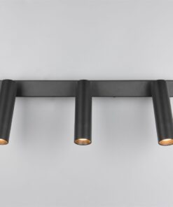 LED Spot Φωτιστικό Οροφής Μαύρο Ματ AMBALA 16.5W 1500lm CCT Step Dimmable Trio Lighting – 849210332