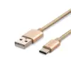 Καλώδιο USB Type C χρυσό 1m Platinum Series V-TAC – 8493