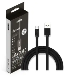 Καλώδιο Micro USB μαύρο 1m Ruby Series V-TAC – 8494