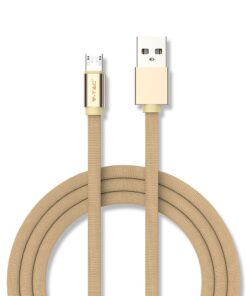 Καλώδιο Micro USB χρυσό 1m Ruby Series V-TAC – 8495