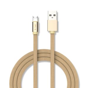 Καλώδιο Micro USB χρυσό 1m Ruby Series V-TAC – 8495