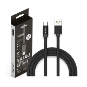 Καλώδιο USB Type C Μαύρο 1m Ruby Series V-TAC – 8498