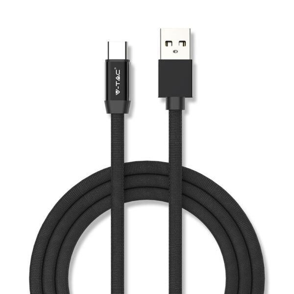 Καλώδιο USB Type C Μαύρο 1m Ruby Series V-TAC - 8498