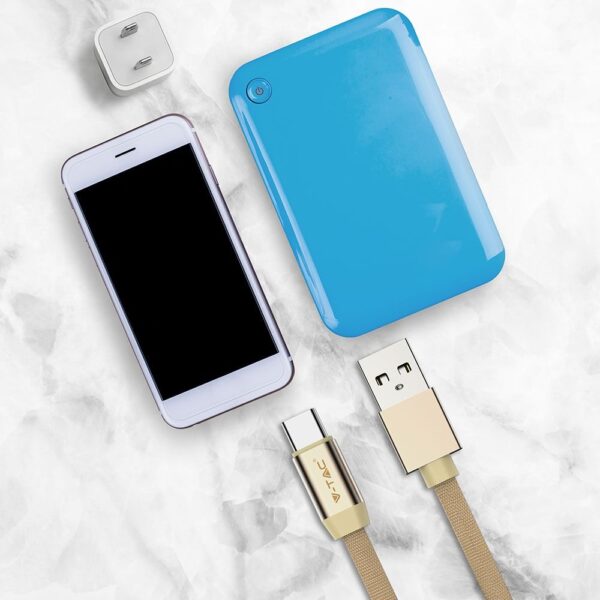 Καλώδιο USB Type C Χρυσό 1m Ruby Series V-TAC – 8499