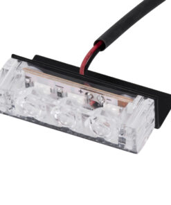 GloboStar® 85004 PRO Series ΣΕΤ 2 x Μπάρες Σήμανσης Οχήματος Ασθενοφόρου για Αυτοκίνητα & Φορτηγά 3 Προγραμμάτων Φωτισμού STROBE LED HIGH POWER 6W DC 10-30V Αδιάβροχο IP65 Ψυχρό Λευκό 6000K