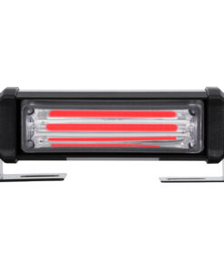 GloboStar® 85024 PRO Series ΣΕΤ 2 x Μπάρες Σήμανσης Οχήματος Πυροσβεστικής για Αυτοκίνητα & Φορτηγά 13 Προγραμμάτων Φωτισμού STROBE LED CREE CXB COB 18W DC 10-30V Αδιάβροχο IP65 Κόκκινο